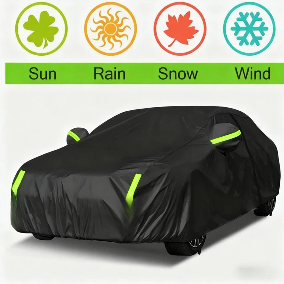For Subaru Legacy Car Cover Outdoor Snow Frost Dust Sun All Weather Protection Foto 2 de 4