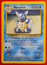 Wizards of the Coast Wartortle 42/102 Base Set Uncommon Unlimited ENG 1999 70 HP on eBay