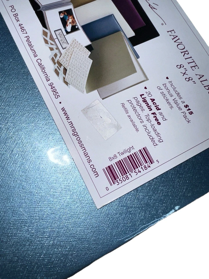 Mrs. Grossman’s Twilight 8x8 Photo Sticker Album Scrapbook Memory Book HTF Color - Image 4 of 4