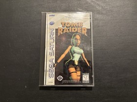 Tomb Raider (Sega Saturn, 1996) CIB Complete with Manual Tested & Works! No Reg