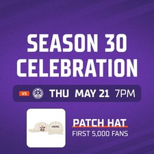 Phoenix MERCURY WNBA 30th Anniversary MERC Hat & Milestones Poster