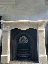 Marble Fire Surround for Cast Iron Fireplace