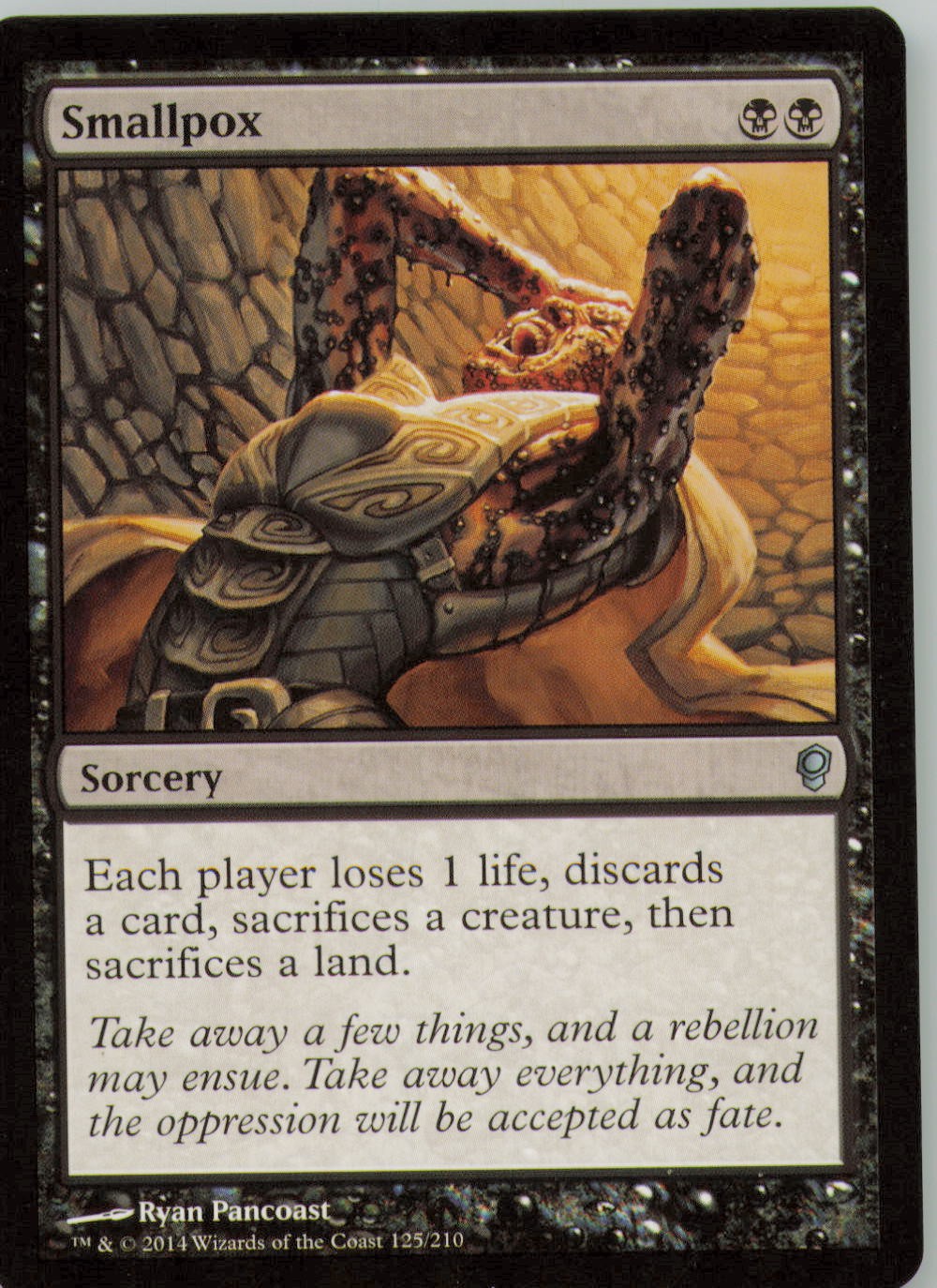 SMALLPOX 125 UC CONSPIRACY MAGIC: THE GATHERING NM