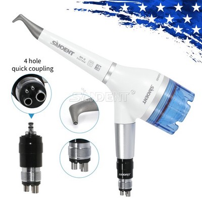 Dental Air Flow Teeth Polishing Polisher Handpiece Hygiene Prophy Jet 4 Holes