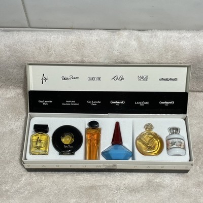 NIB Vintage Mini Perfume Collection Guy Laroche Paloma Picasso Cacharel Lancôme