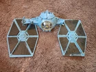 Vintage 1983 Kenner Star Wars ROTJ Battle Damaged TIE Fighter. missing 1 connect
