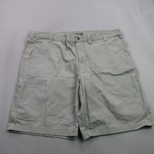 Carhartt Men's Size 44 Relaxed Fit Work Shorts Beige Cotton Blend Cargo Pockets