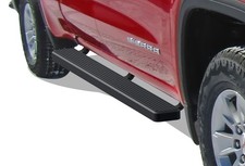 Aps Stainless Steel 5in Running Boards Fit 19-26 Silverado Sierra Double Cab