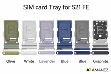 Single Sim Card Tray Replacement OEM For Samsung Galaxy S21 FE