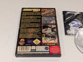 Sonic 3D Flickies Island Game for Sega Saturn PAL UK, Complete with Manual