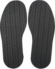 Anti-Slip Rubber Replacement Shoe Bottom Repair Material, Black, 12.8 X 5.11 Inc