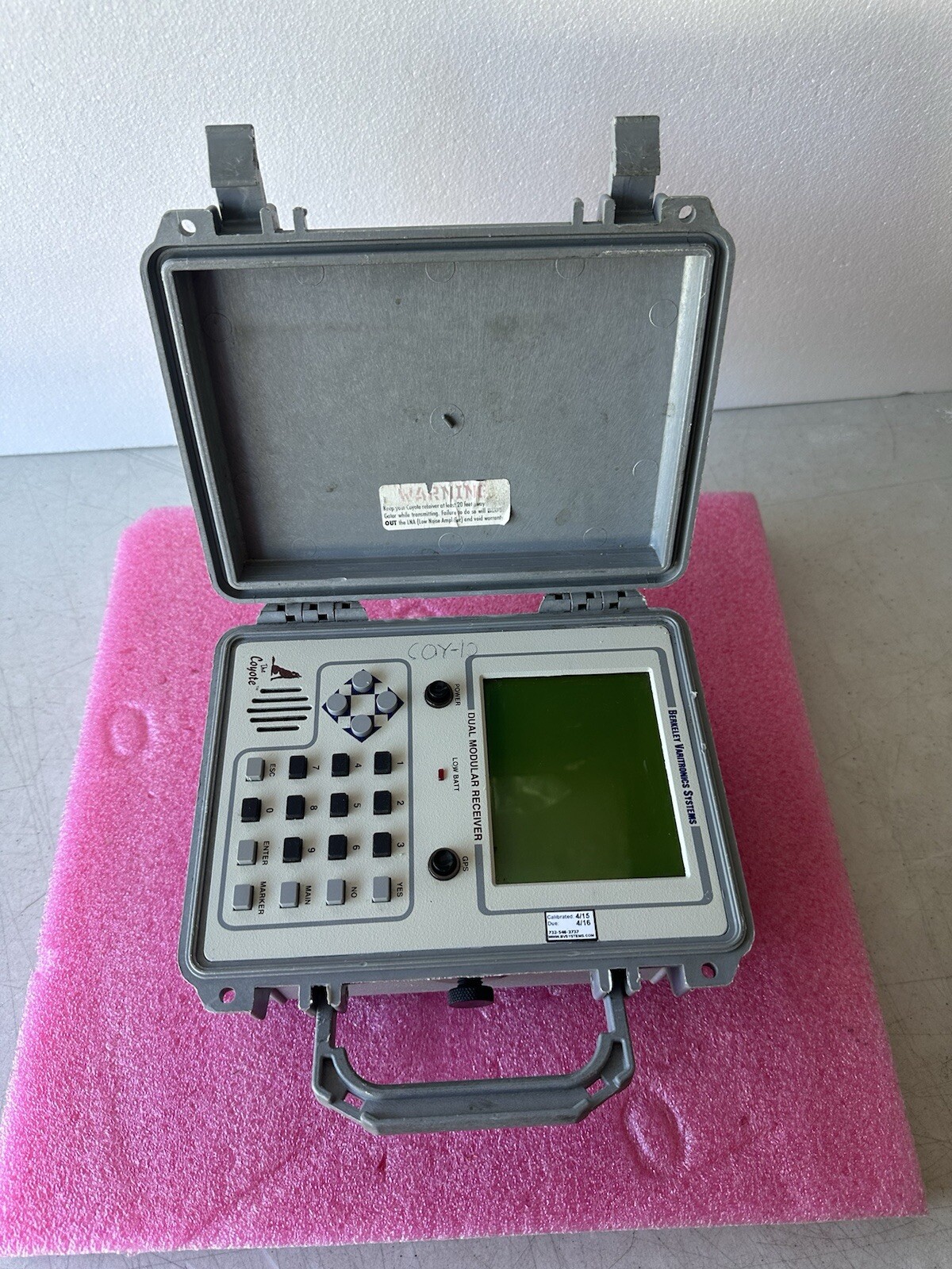 Berkeley Varitronics Systems The Coyote Dual Modular Receiver