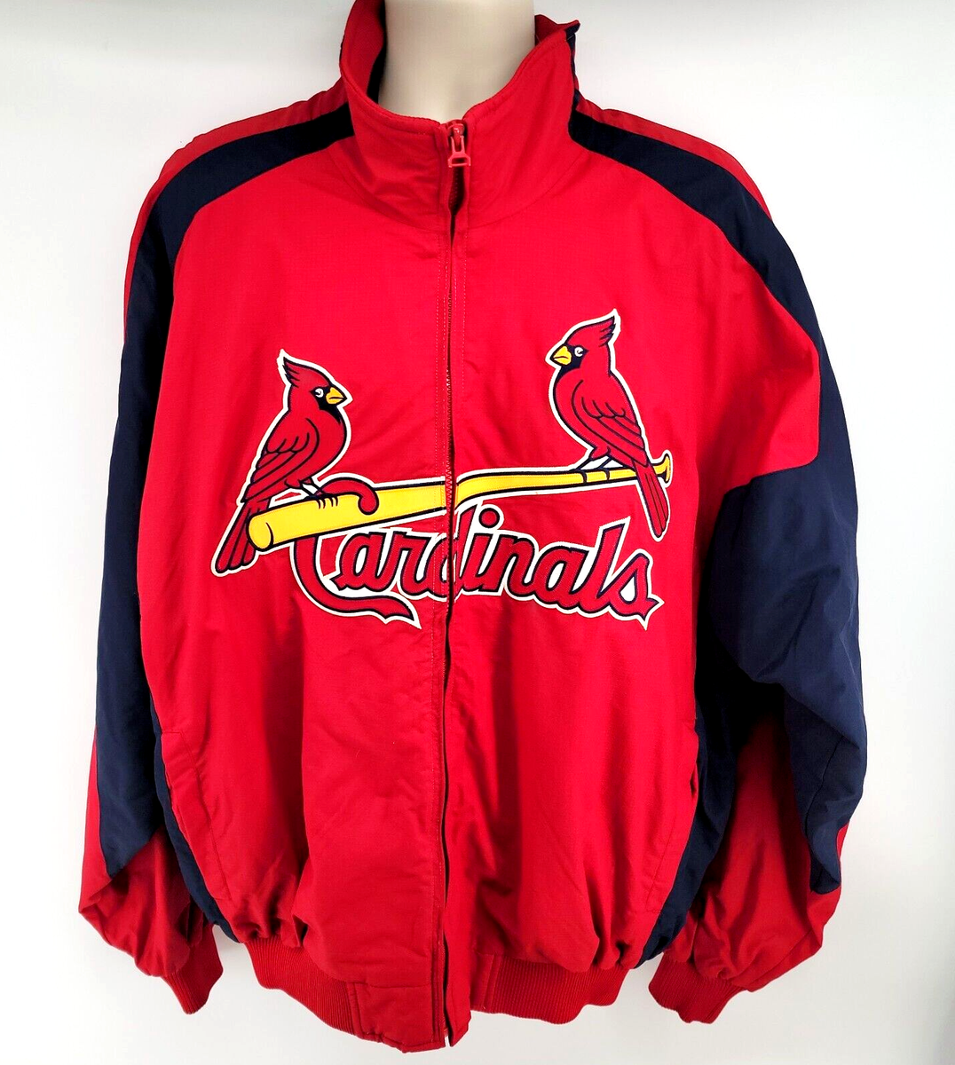 セントルイス・カージナルス Majestic ジャケット L St Louis Cardinals Majestic Jacket Size XL Red Authentic