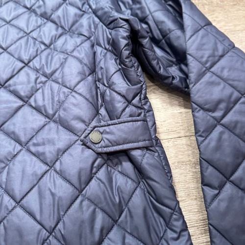 Peter Millar Jacket Mens XL Blue Suffolk Quilted Travel Coat Puffer Adult Preppy - Picture 9 of 11