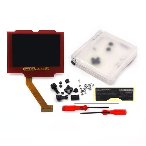 Red lens-- Easy Drop In Pre-Laminated V5 720x480 Retro Pixel LCD+Case For GBA SP - Picture 49 of 66