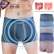 Men Energetic Massage Magnetic Therapy Underwear Modal Boxer Briefs Soft comfort