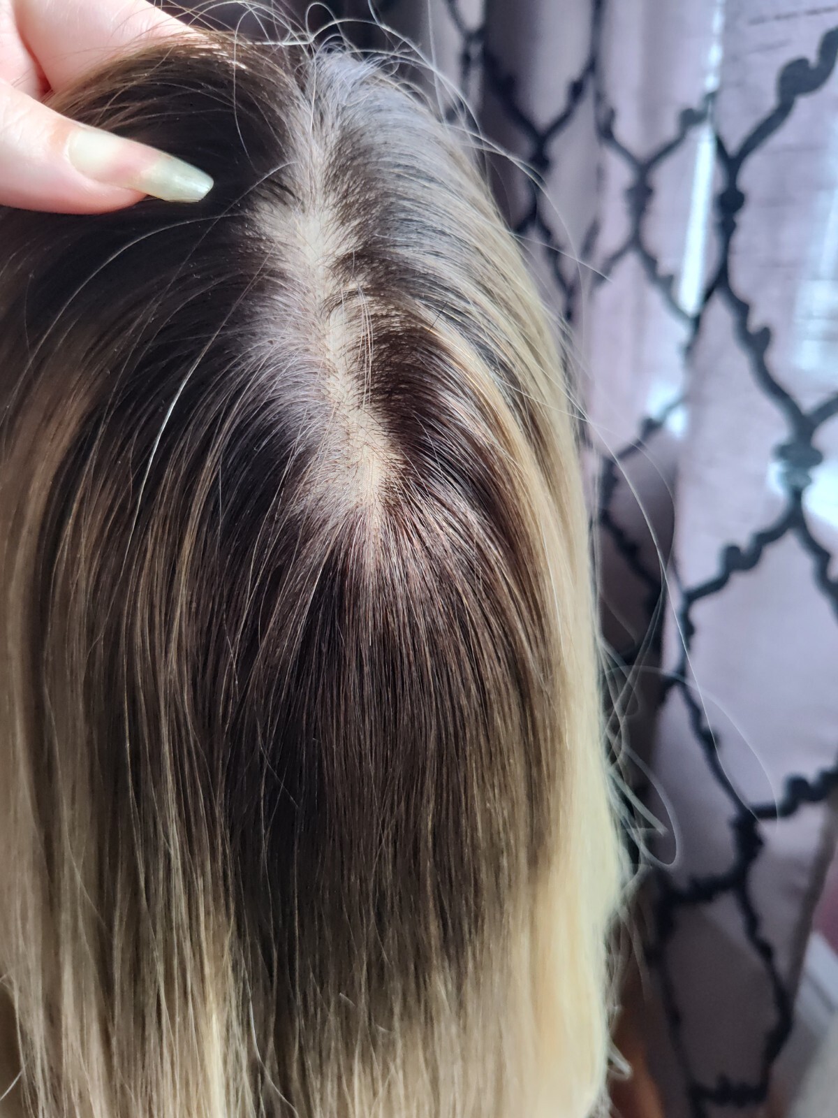 Wigs by Tiffani HUMAN HAIR TOPPER Premium SILK TOP, 8X8, 14” BLONDE