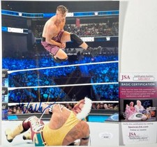 WWE NXT Grayson Waller Signed 8x10 Photo B Autograph WrestleMania JSA COA