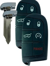 2 For 2014 2015 2016 2017 2018  Jeep Grand Cherokee Keyless Smart Remote Key Fob