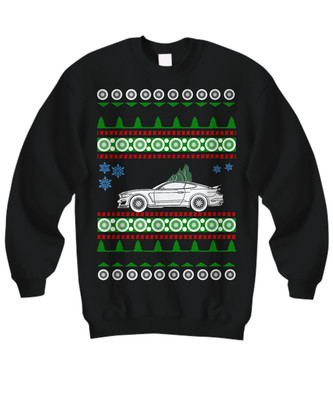 Mustang GT350R Ugly Christmas T-shirt GT350 Shelby - Sweatshirt