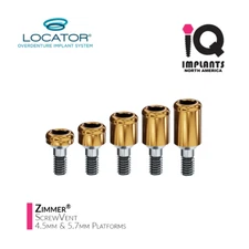 Zest LOCATOR Original Anchor for ZIMMER Screw-Vent 4.5/5.7 Platform