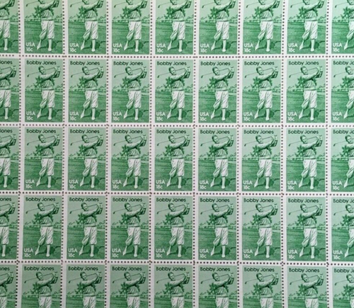 #1933 18 cent 1983 Golfer Bobby Tyre Jones Full mint sheet of 50 Stamps MNH OG