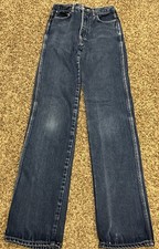 Vtg Gloria Vanderbilt Murjani Girls Size 8 Cotton Denim Jeans HK Made A30