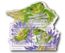 Vanuatu 2011 - Frogs - Souvenir Stamp Sheet - MNH