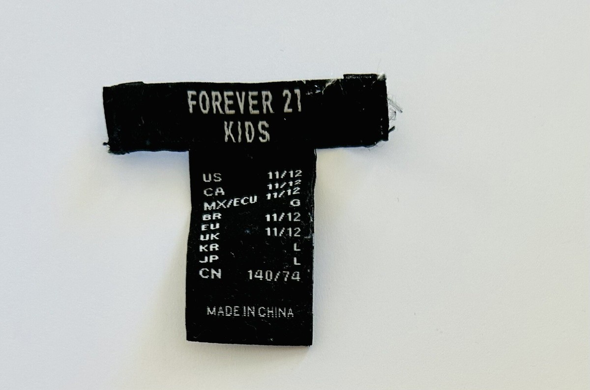 Authentic Forever 21 Kids Tag Label Patch Sew-On DIY | eBay