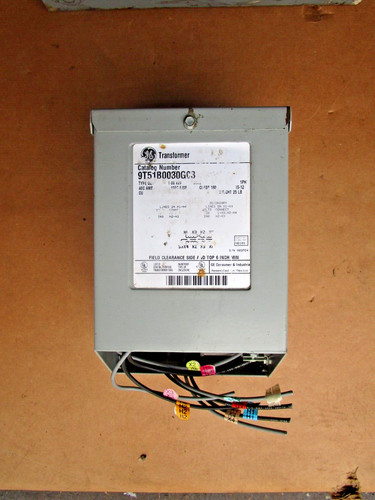 GENERAL ELECTRIC,9T51B0030G03,TRANSFORMER 1KVA 120/240VAC