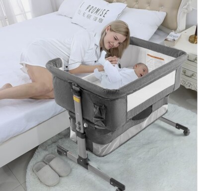 Bedside Sleeper Bedside Crib Baby Bassinet In Travel Baby Crib NEW IN  BOX!