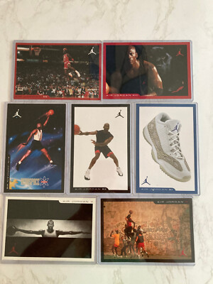 Vintage Air Jordan Insert Cards #3, #4, #5, #8, #10, #11,#12