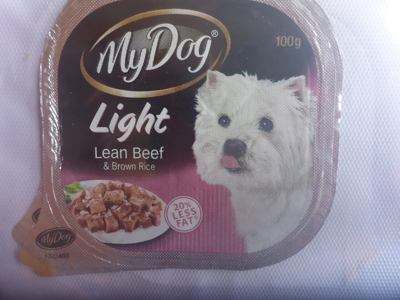 Foil Label My Dog  White Terrier  Light Lean Beef