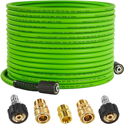 Pressure Washer Hose for Power Washer   3600 PSI Kink Resistant Pressure Washing