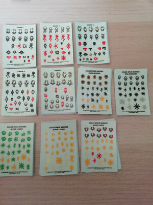 Spiel Workshop Warhammer 40.000 (40k) Chaos Transfer Sheets