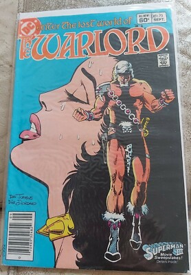 enter the lost world of The WARLORD #73 DC Comics