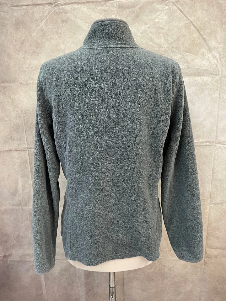 Made for Life Women’s Gray Full Zip Fleece Jacket Size L - Image 3 of 4