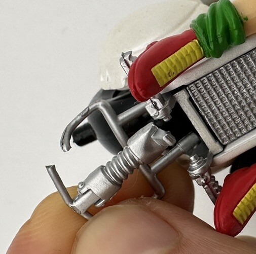 DRAGON BALL Z Gashapon Figure Launch Blonde With Motorbike