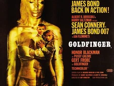 1964 Goldfinger Movie Poster High Quality Metal Fridge Magnet 3x4 9856