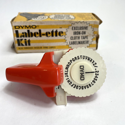 Vintage Dymo Mini Label Maker Kit With Box | eBay