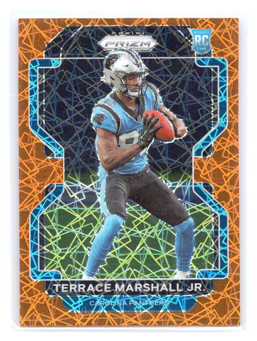 2021 Panini Prizm #348 Terrace Marshall Jr. Lazer Rookie Card RC