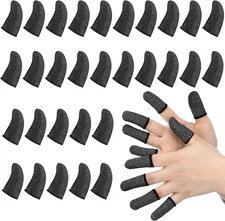 40 Pieces Gaming Finger Sleeve for Gaming Thumb Sleeves Mobile Gaming Finger Pro