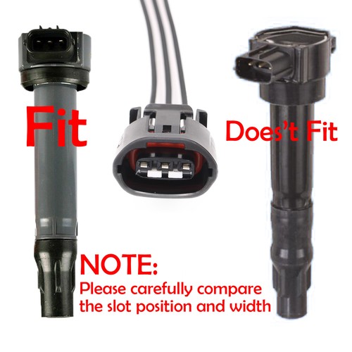 4Pcs Ignition Coil Harness Connectors for 2006-2011 Mitsubishi Lancer 1832A016 - Picture 2 of 7