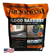 Water Activated Flood Barrier 5 Feet 2-Pack Bag open but item NEW