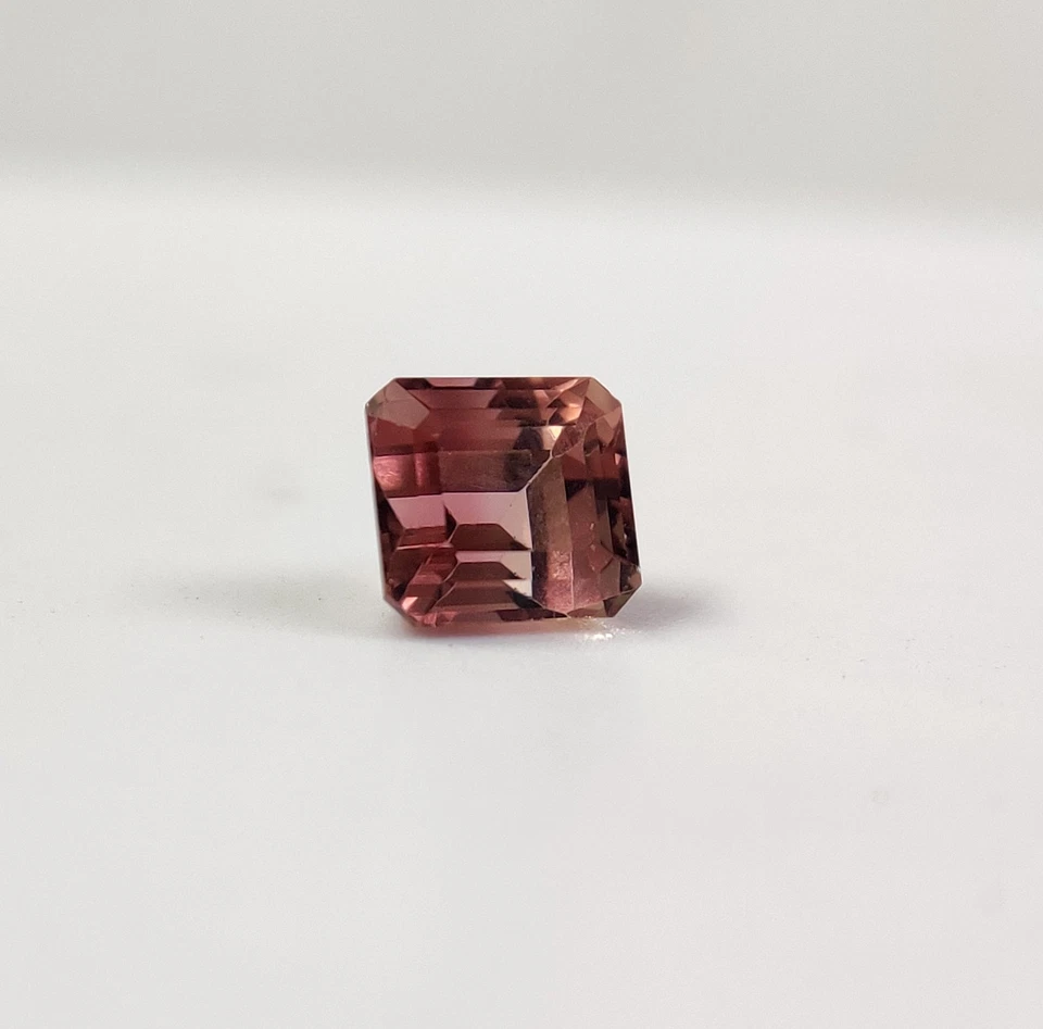 Natural Pink Tourmaline Loose Gemstone Square Cut Rubellite Tourmaline 2.20 Crt - Image 3 of 4