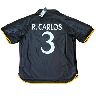 1999/00 Real Madrid Away Jersey #3 Roberto Carlos Large adidas
