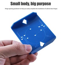 2Pcs Hinge Drilling Locator Cabinet Door Hinge Punching Positioning Ruler