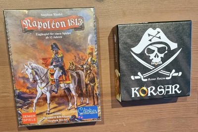 Napoléon 1813 & Korsar   Spiele-Bundle   jeweils 1× gespielt