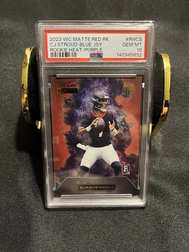 2023 Wild Card Matte Rookie Heat Red C.J. Stroud RC /75 PSA 10