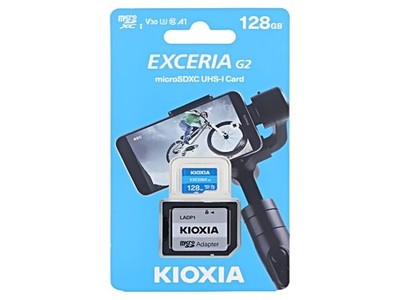 LMEX1L128GG2 Speicherkarte microSDXC R: 100MB/s Class 10 UHS I U3 128GB KIOXIA